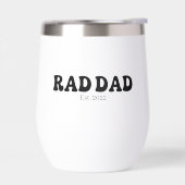 Rad Dad Est. Retro-Weinbecher (Links)