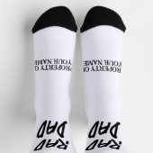 Rad Dad funny sport socks gift for cool father Socken (Oben)