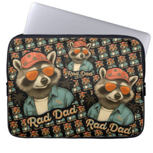 Rad Dad Lustiger Glücklicher Vatertag Vintage Laptopschutzhülle
