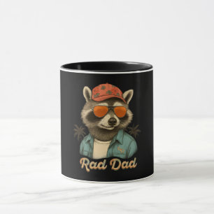 Rad Dad Lustiger Glücklicher Vatertag Vintage Tasse