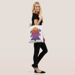Rad Dad – Retro 80er Neon Style für coole Väter Tasche