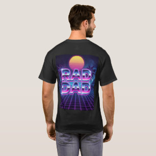 Rad Dad Retro 80er Synthwave Vatertag T-Shirt