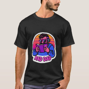 Rad Dad – Retro Cooler Vatertag  T-Shirt