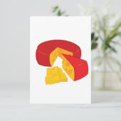 Rad der Einladungen von Käse (Stehend Vorderseite)