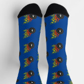 Rad der Flammen-Mechanik Socken (Oben)