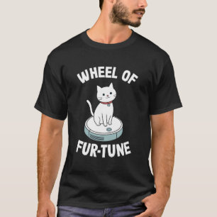 Rad der Fur-Tune-Katzenscherz-Roboter-Staubsauger T-Shirt