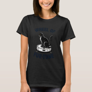 Rad der Fur-Tune Roboter Staubsauger Lustige Katze T-Shirt