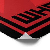 Rad der Glückskarte Poster (Ecke)