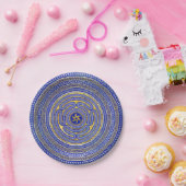 Rad der griechischen Schlüsselverzierung Pappteller (Party)