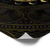 Rad der Hekate und Monde Poster (Ecke)