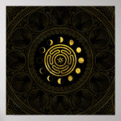 Rad der Hekate und Monde Poster (Vorne)