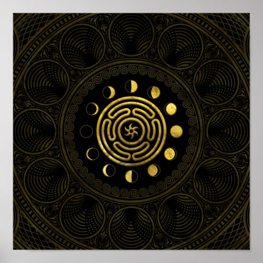 Rad der Hekate und Monde Poster (Vorne)