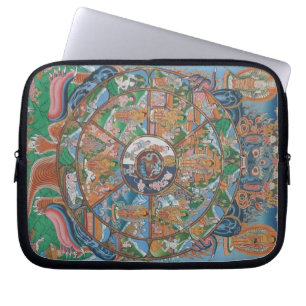 Rad der Leben-Laptop-Hülse Laptopschutzhülle