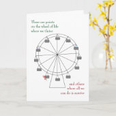 Rad der Lebenkarte durch wilde Diva Karte (Gelbe Blume)