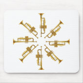 Rad der Trompeten Mousepad (Vorne)
