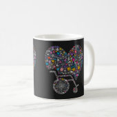 Rad der vielen Leben Kaffeetasse (VorderseiteRechts)