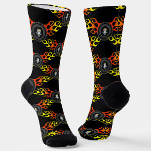 Rad des Flammenmechanismus Socken
