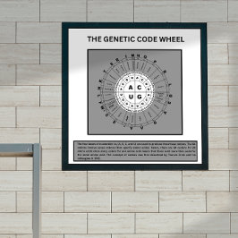 Rad des genetischen Codes Poster