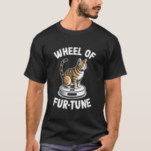 Rad des Glücks Robot Staubsauger Lustige Katze 3 T-Shirt