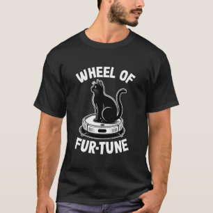 Rad des Glücks Robotersauger Lustige Katze 6 T-Shirt
