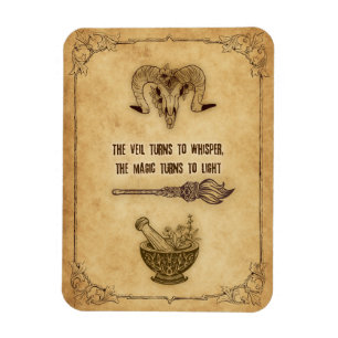 Rad des Jahres Kraft Samhain Art Magnet