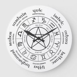 Rad des Jahres - Nordhalbkugel Große Wanduhr