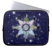 Rad des Jahres Oktagram Laptopschutzhülle (Vorderseite)