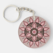 Rad des Lebens Mandala Schlüsselanhänger (Vorderseite)