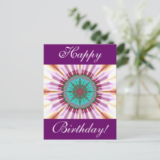 Rad des Lebens Postkarte (Stehend Vorderseite)