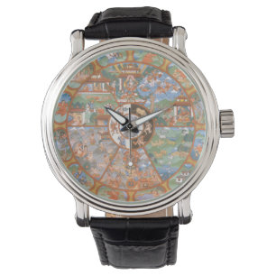 Rad des Lebens - Uhr