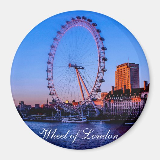 Rad des Londoner Kühlschranks Magnet (Vorne)
