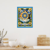 Rad des Schicksals Katze Tarot - Zyklen des Wandel Poster (Küche)