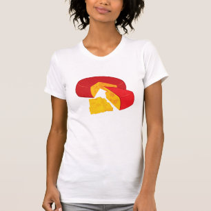 Rad des T - Shirt der Käse-Frauen