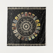 Rad des Zodiaks, Astrologie-Diagramm und der Major Wandteppich (Vorderseite (Horizontal))