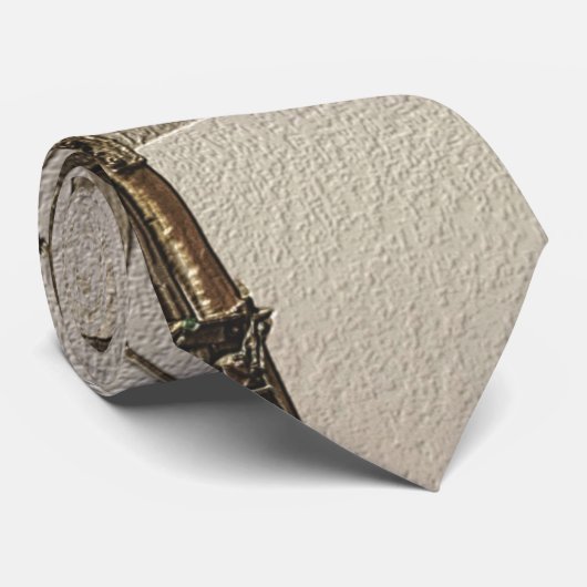 Rad eines Windmühle Sepia Krawatte (Gerollt)