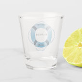 Rad-Helm für Nautic Ships mit Ihrem Bootsnamen Sho Schnapsglas (Rückseite)