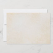 Rad Herbst Ahornbaum Rustikales Brautparty Einladung (Rückseite)