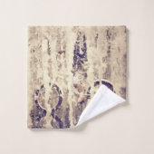 Rad im Regen Badhandtuch Set (Waschlappen)