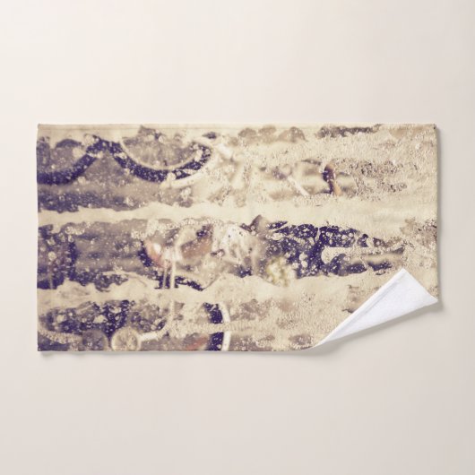 Rad im Regen Badhandtuch Set (Handtuch)