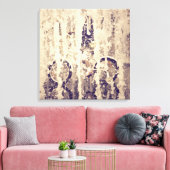 Rad im Regen Leinwanddruck (Insitu (Wohnzimmer))