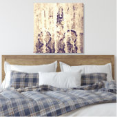 Rad im Regen Leinwanddruck (Insitu (Schlafzimmer))