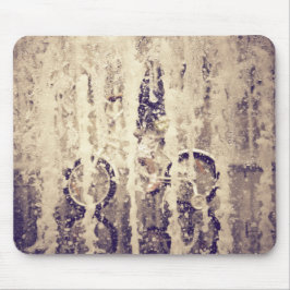 Rad im Regen Mousepad