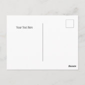 Rad-Karte der 80er Jahre (weiß) Postkarte (Rückseite)