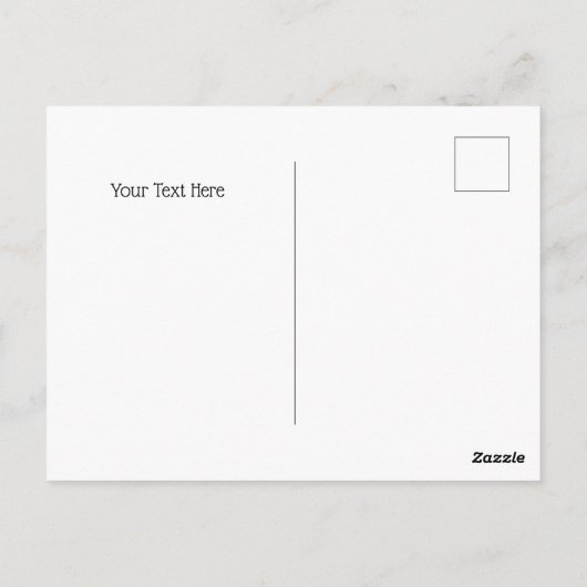 Rad-Karte der 80er Jahre (weiß) Postkarte (Rückseite)