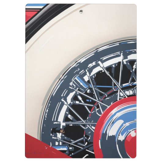 Rad Klemmbrett (Rückseite)