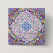 Rad-Lotus-Knopf OMs Dharma Button (Vorderseite)