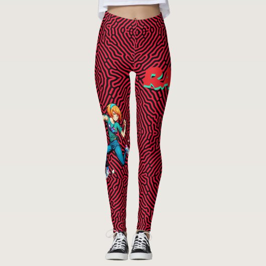 Rad, Nerd Girl Leggings (Vorderseite)