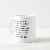 Rad-Neuerfindung-Befehl - Gewohnheit… - Besonders Kaffeetasse (Vorderseite Links)