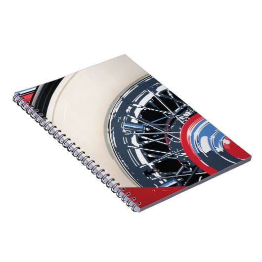 Rad Notizblock (Rechte Seite)