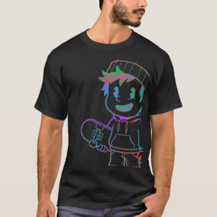 Rad Orange: Skater Boy Retro T-Shirt